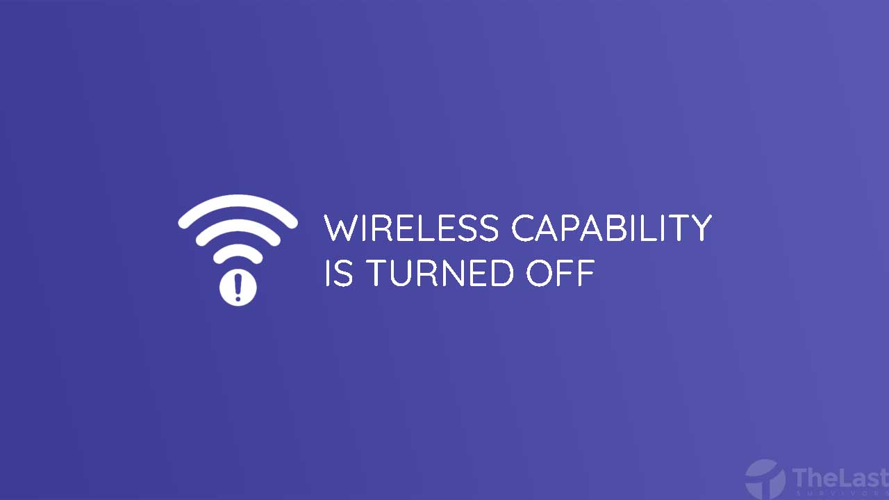 Cara Mengatasi Wireless Capability is Turned Off
