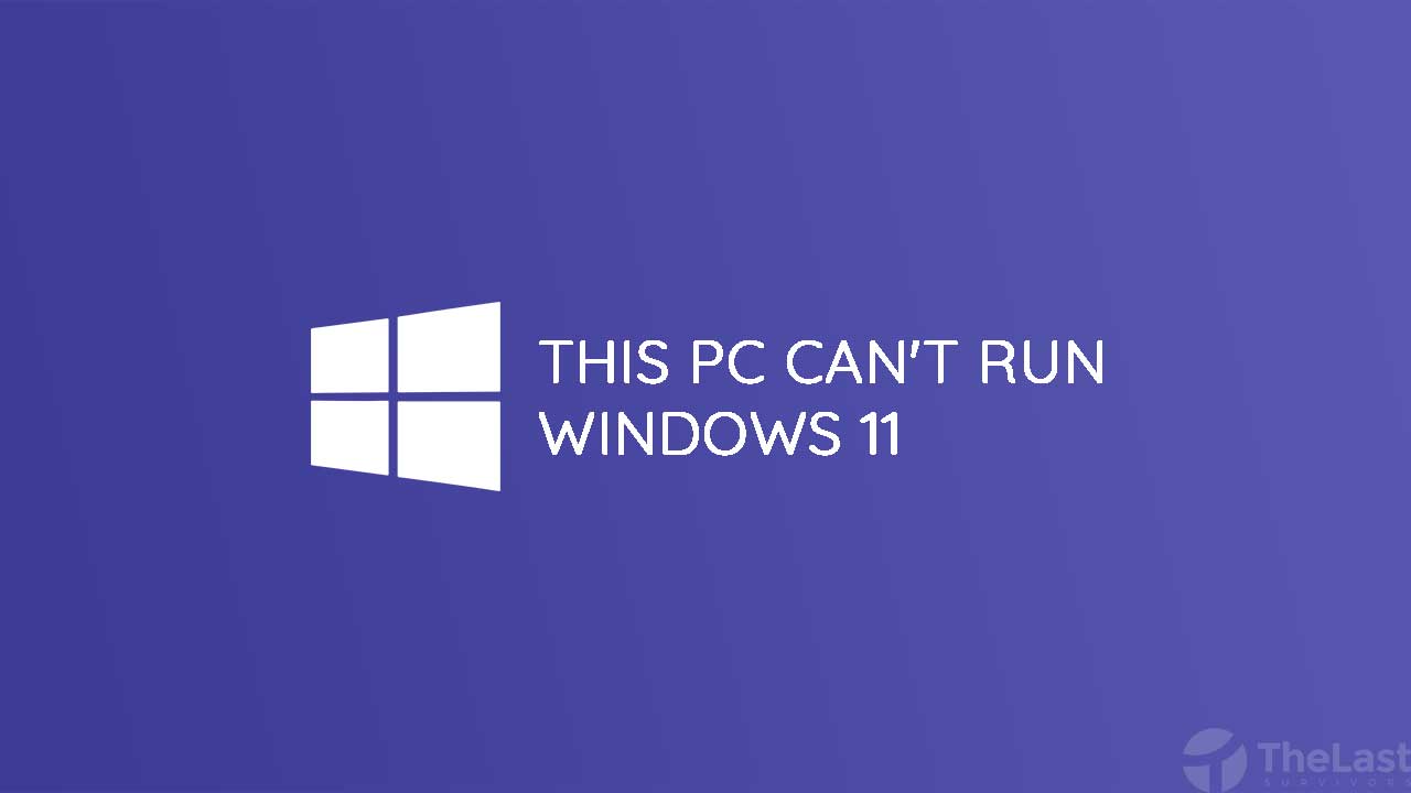 Cara Mengatasi This PC Cant Run