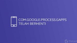 com.google.process.gapps telah berhenti