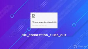 err connection timed out