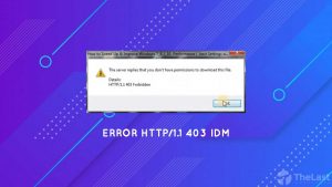 403 pada idm