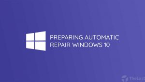 Preparing Automatic Repair Windows 10