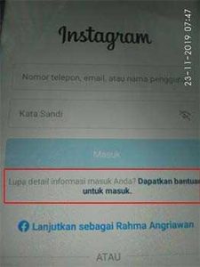 bantuan instagram