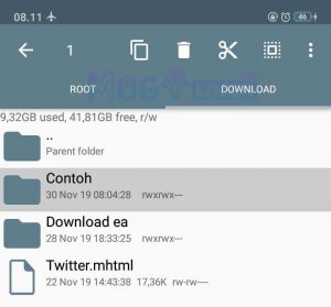 menubar root explorer