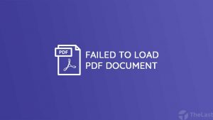 Cara Mengatasi Failed to Load PDF Document