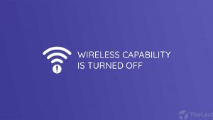 Cara Mengatasi Wireless Capability is Turned Off