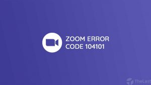 Cara Mengatasi Zoom Error Code 104101