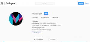 lihat profil ig di pc