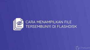 Cara Menampilkan File Tersembunyi di Flashdisk