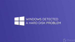 Mengatasi Windows Detected a Hard Disk Problem
