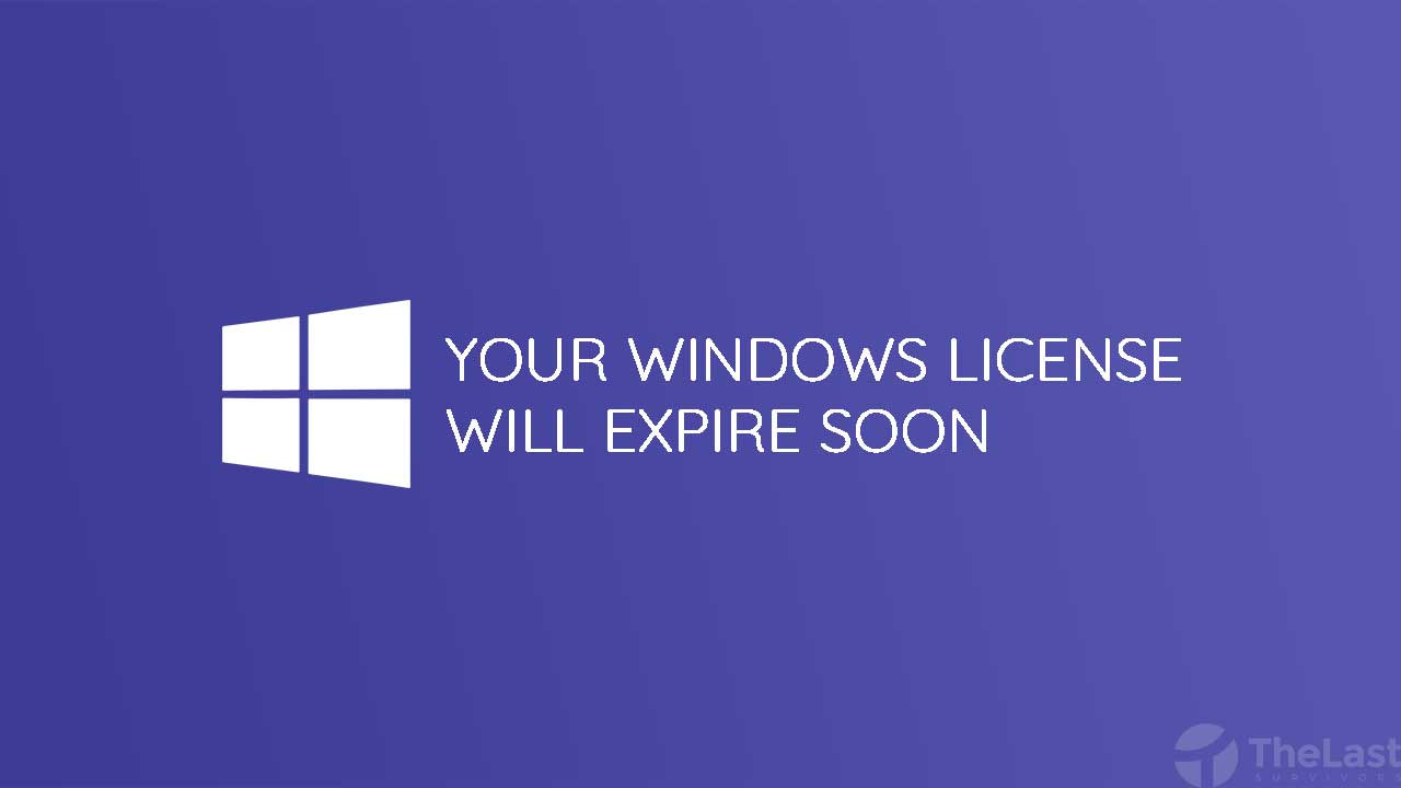 cara mengatasi your windows license will expire soon