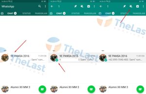 bisukan notifikasi grup wa