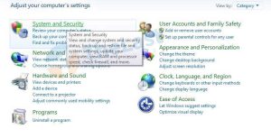 system and security