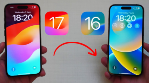 perbandingan ios 17